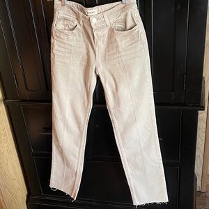 L’agence nwot beige raw hem pants sz. 23